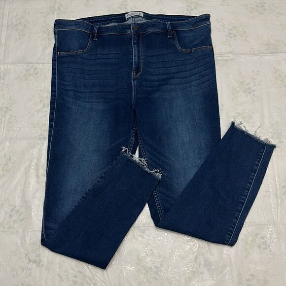 Abercrombie & fitch women’s high rise skinny jeans size 36X22 - Picture 4 of 8